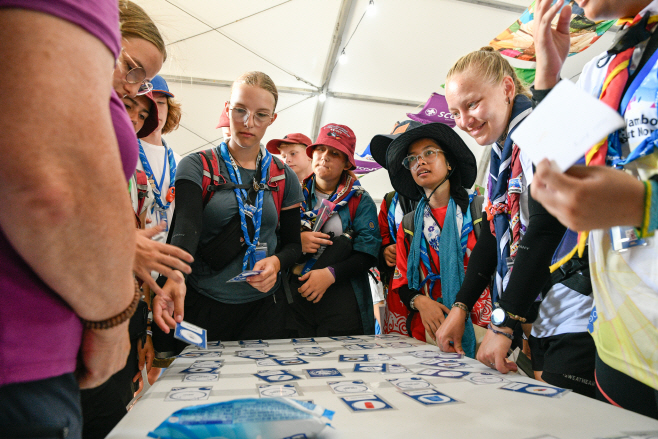 잼버리 현장 내 반기문 마을