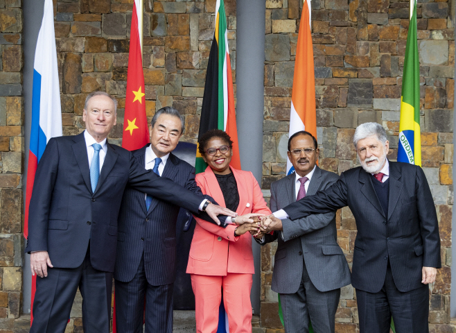 SOUTH AFRICA-JOHANNESBURG-CHINA-WANG YI-BRICS-MEETING