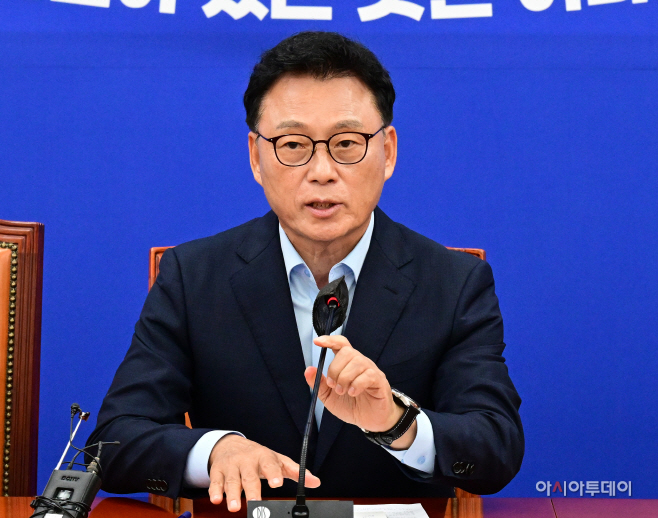 [포토] 박광온 원내대표 '조세재정개혁특위 다음 주부터 본격 가동'