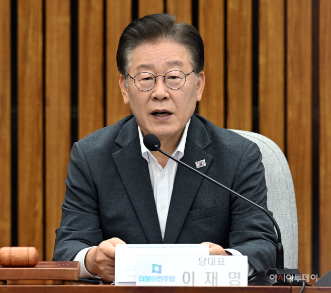 [포토] 모두발언하는 이재명 대표