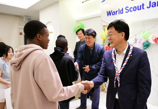 잼버리환영만찬행사_이민근 안산시장