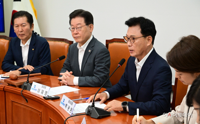 [포토] 발언하는 박광온 민주당 원내대표