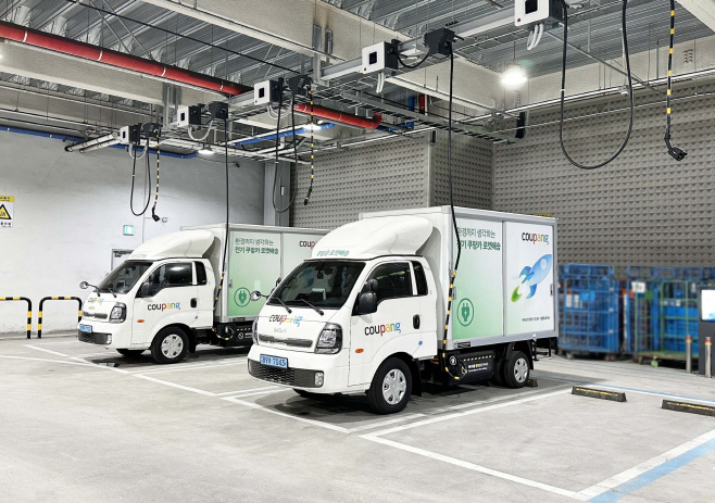 [쿠팡이미지]쿠팡 청주 1캠프 전기차 통합 배송센터1