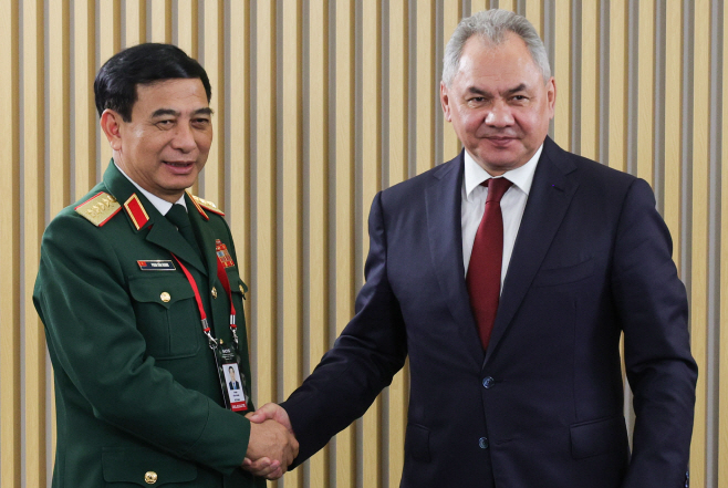 Bilateral meetings of Russia Defence Ministry Shoigu with representatives of foreign states