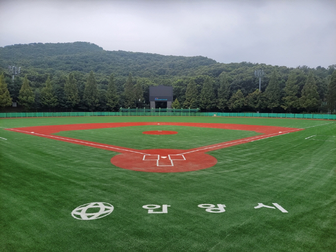석수체육공원 야구장 잔디 사진1