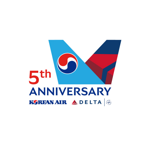 대한항공-델타항공 조인트벤처 5주년 엠블럼 (1)