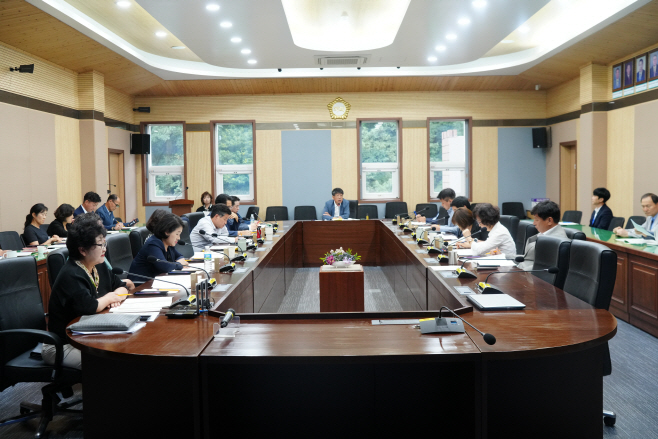 평택시의회, 8월 정기 의원간담회 가져