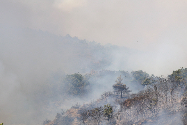 EUROPE-WEATHER/GREECE-WILDFIRE <YONHAP NO-4725> (REUTERS)