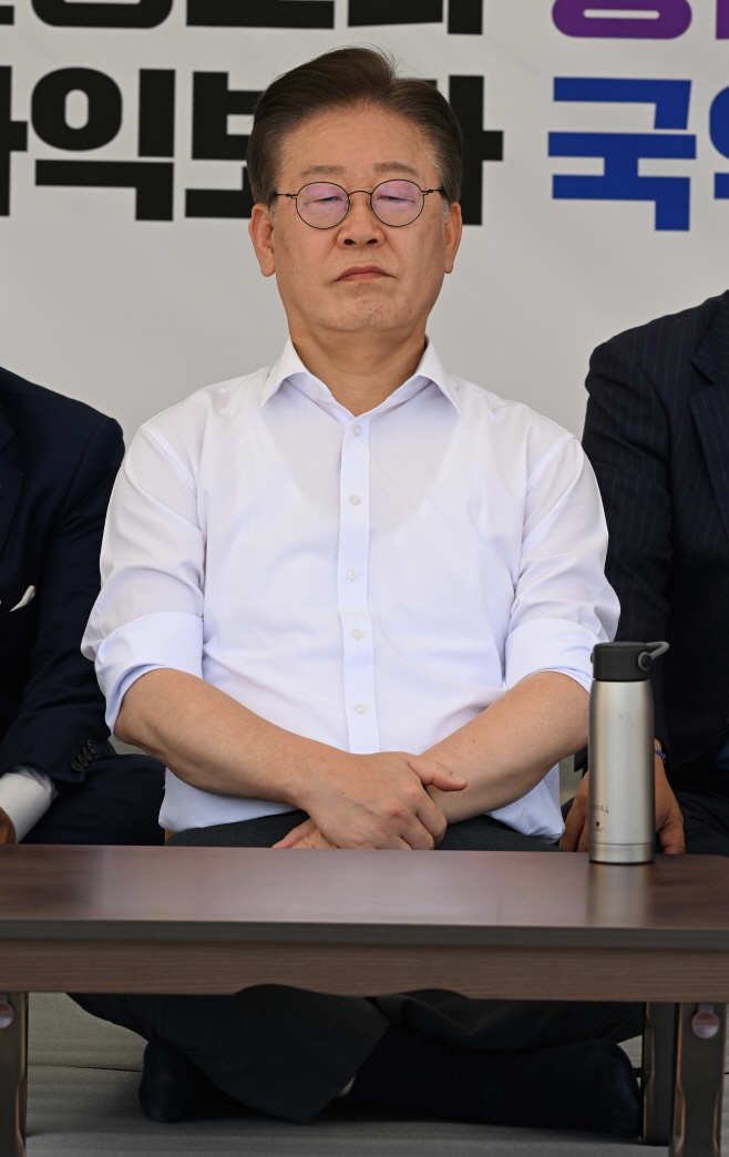 이재명 더불어민주당 대표 단식