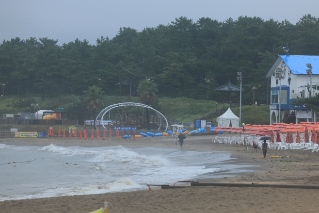 비 내리는 제주