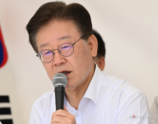 더불어민주당 최고위원회의(단식투쟁천막)