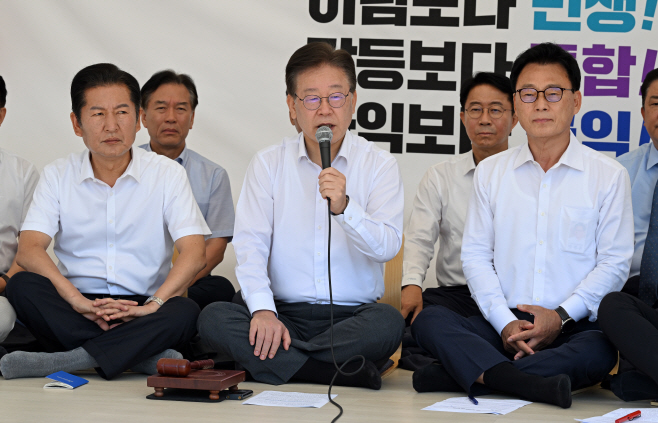 [포토] 발언하는 이재명 대표