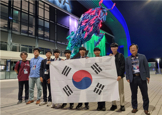 제35회 국제정보올림피아드 한국대표단 국가종합 5위