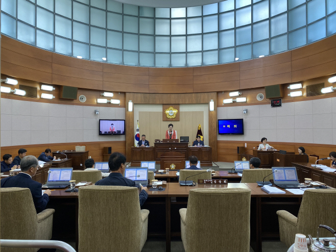 봉화군의회, 제259회 임시회 폐회 사진 (1)