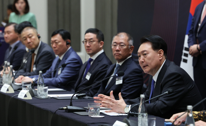 윤석열 대통령, 한·인니 비즈니스 라운드 테이블 축사