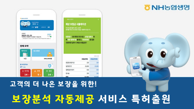 농협생명, 보장분석보고서 자동제공 서비스