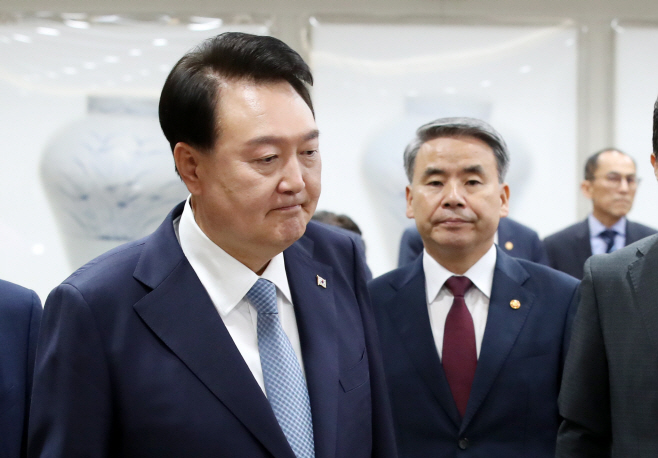 윤석열 대통령과 이종섭 국방부 장관