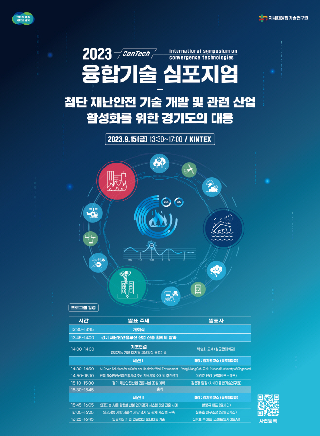 2023 융합기술 심포지엄 포스터