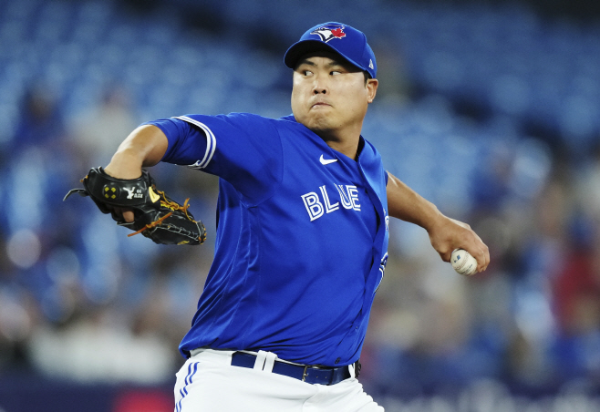 Rangers Blue Jays Baseball <YONHAP NO-2753> (AP)