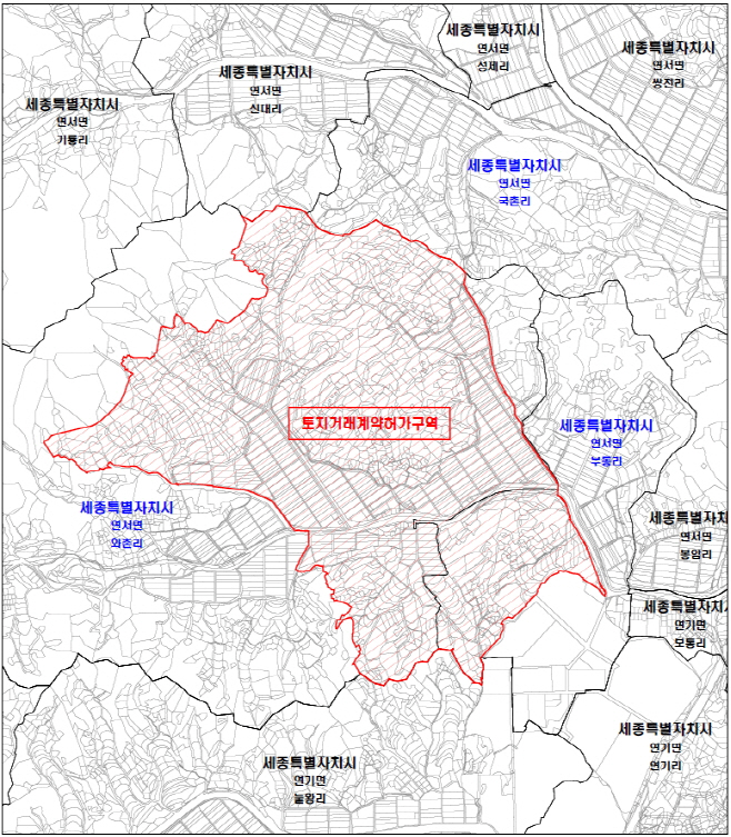 연서면_토지거래허가구역_재지정_지형도면(토지정보과)