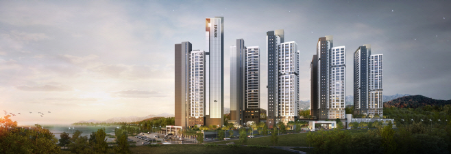 HDC현대산업개발, ‘군산 레이크시티 아이파크’ 투시도