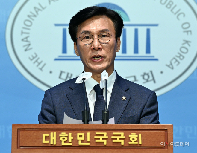 [포토] 김민석, 민주당 원내대표 출마…