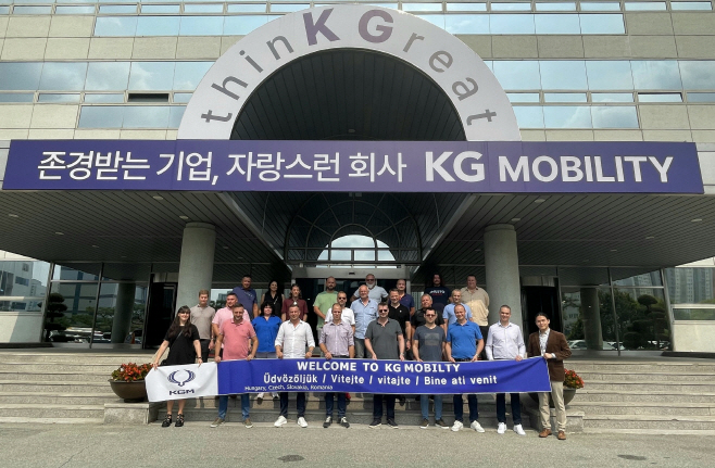 평택 KG 모빌리티, 동유럽 우수 딜러 평택공장 초청
