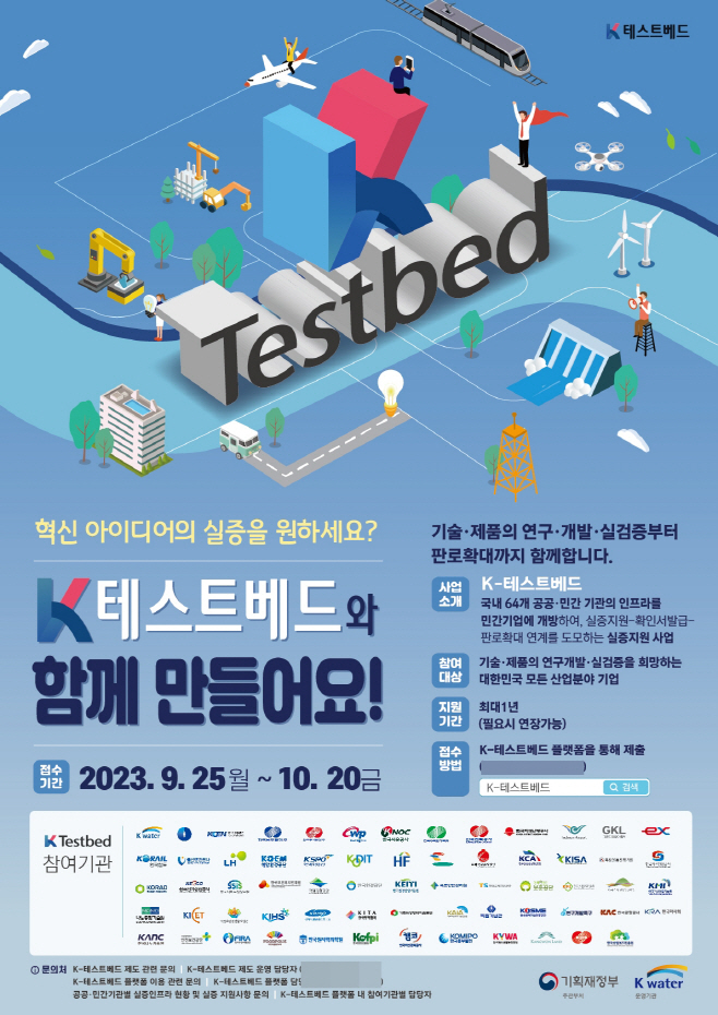 23 하반기 K-테스트베드 통합공모 포스터