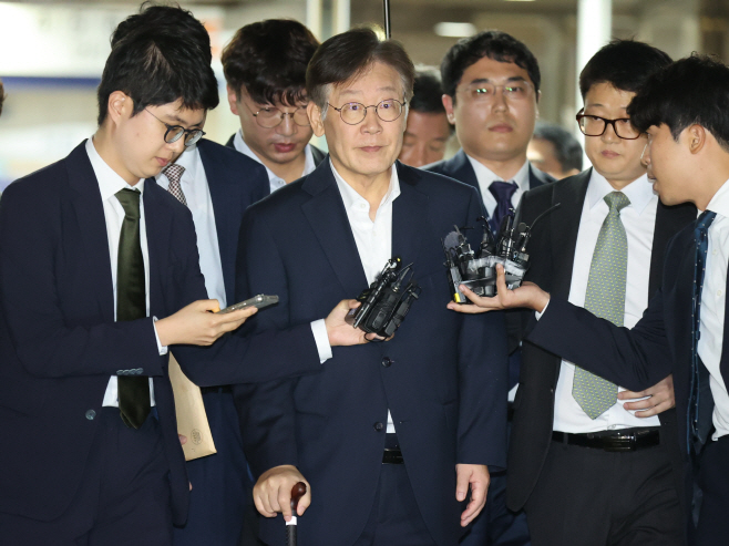 영장심사 마친 이재명 대표