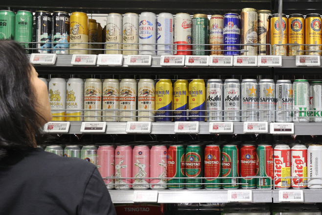 일본 맥주 수입 증가세 지속<YONHAP NO-2616>