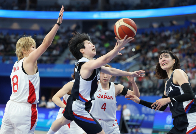 [아시안게임] 女농구, 한일전 완패하며 북한과 동메달 결정전