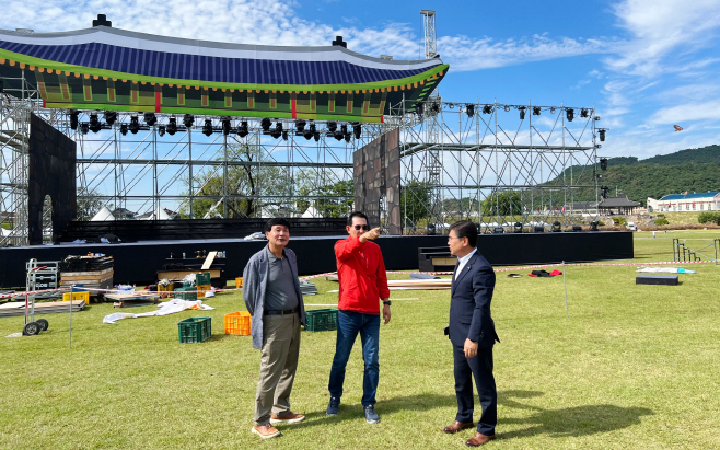이완섭 서산시장, 제20회 서산해미읍성축제 막바지 현장 점검