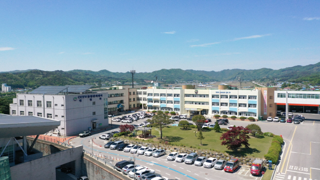 낙후된 도시계획시설 정비에 나서는 보은군 전경/보은군
