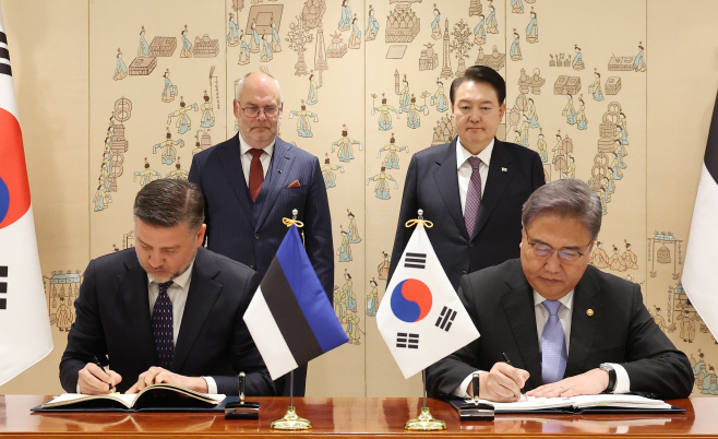 한·에스토니아 항공협정 서명식