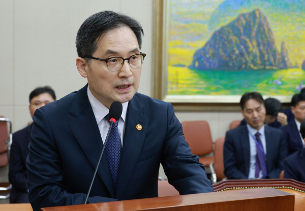 현안 보고하는 한기정 공정거래위원장<YONHAP NO-2507>