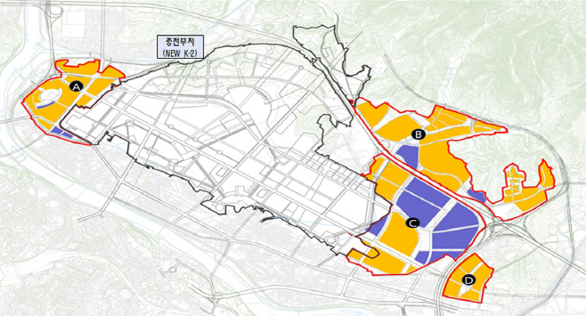 [붙임]K-2 종전부지, 주변부지 개발계획도(사진만)