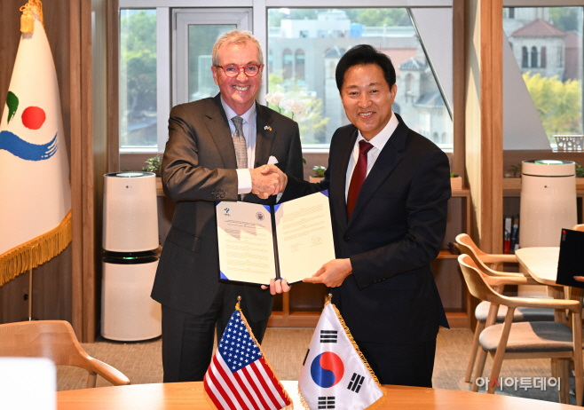 서울시-뉴저지주 우호협력도시 MOU 체결