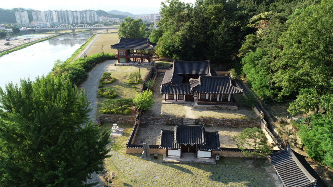 영주-2-2 (참고사진) 삼판서고택 항공사진