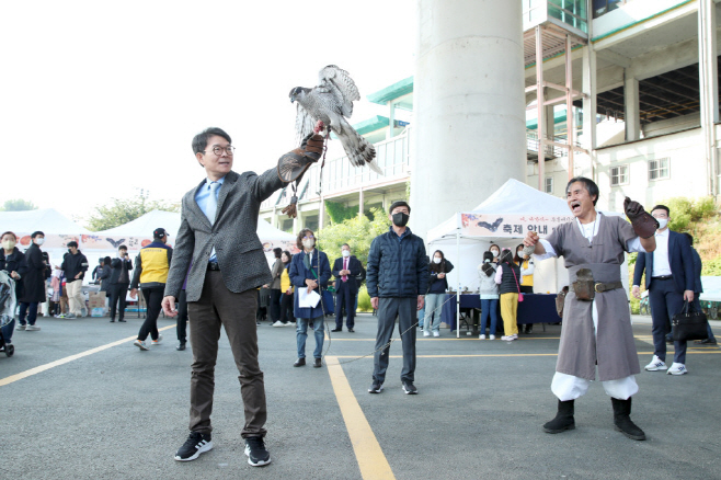 매사냥축제 정원오구청장