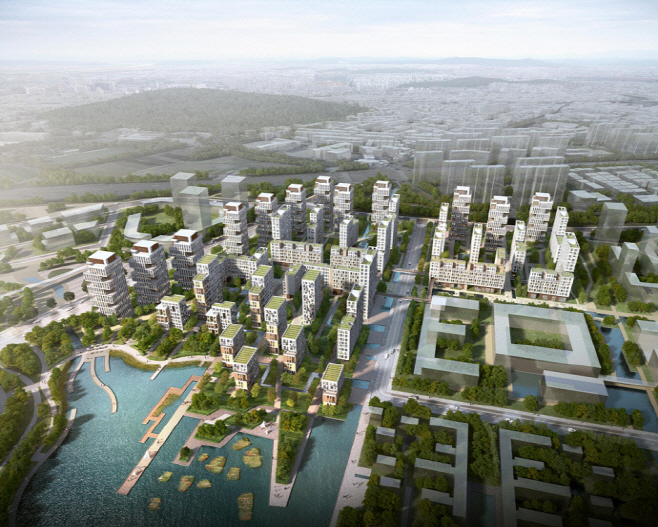 경기 부천 대장지구 시범단지 조감도.
