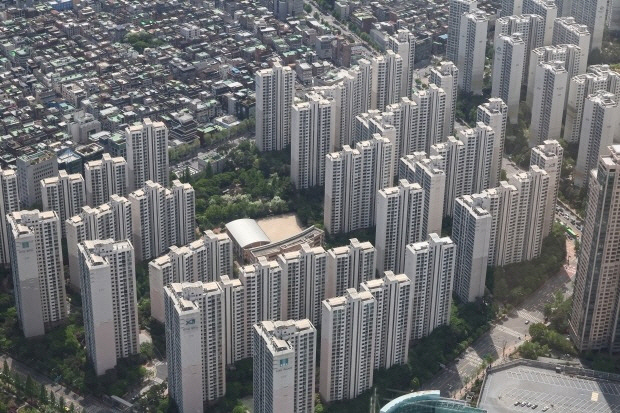 송파구 일대 아파트 전경