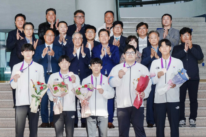 메달 봉납식
