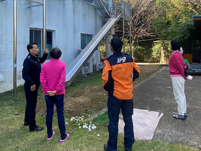 덕인노인전문요양원 지도 방문 사진