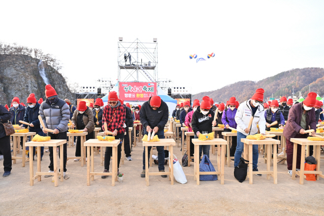 제17회 청송사과축제 꿀잼 사과난타) (1)