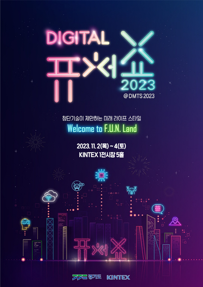 경기도 ‘2023 디지털 퓨처쇼’ 포스터