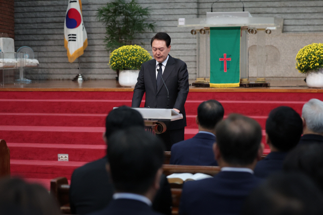 이태원 참사 1주기 추도사하는 윤석열 대통령
