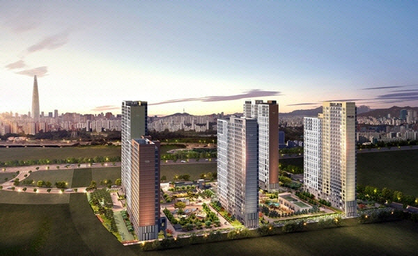 감일 수자인 투시도