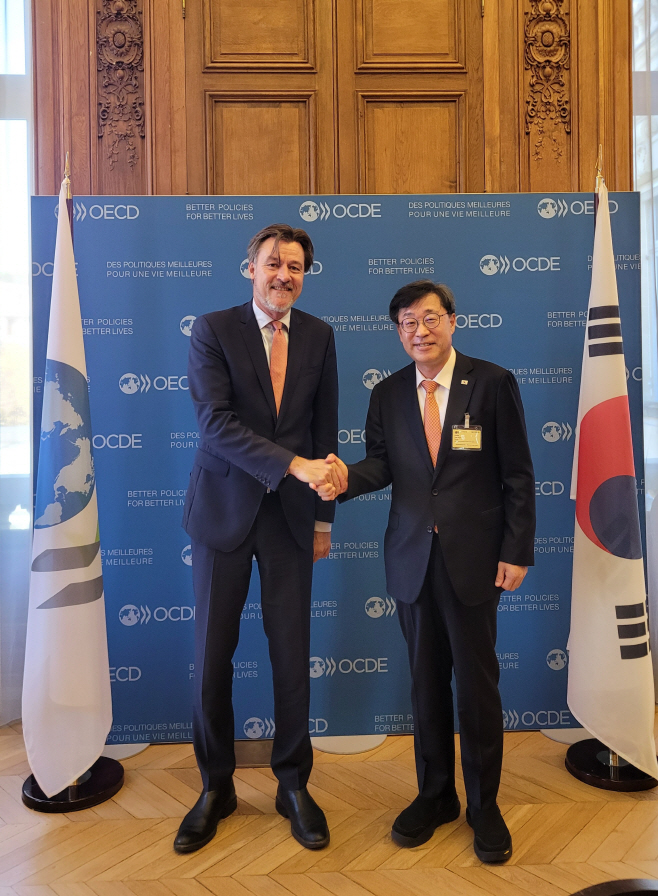 박윤규 과기정통부 차관 OECD 사무차장 면담