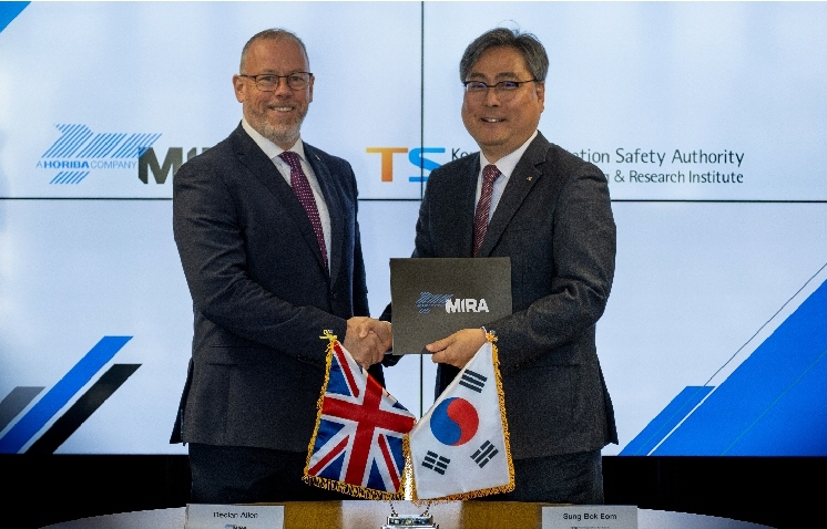교통안전공단, 영국 MIRA와 자율주행 기술력 향상 위한 협력 강화