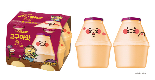 [빙그레] 단지우유 고구마맛우유 출시